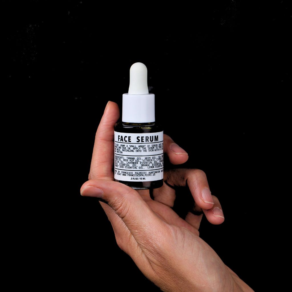 Repairative Face Serum with natural ingredients like Tamanu, Rosehip, and botanical oils.