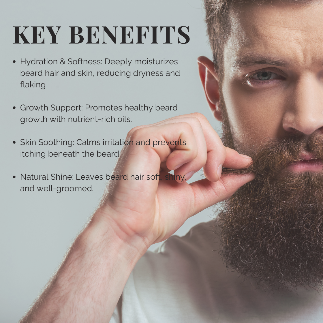 Beard Oil – Hydrating and Soothing Beard Care