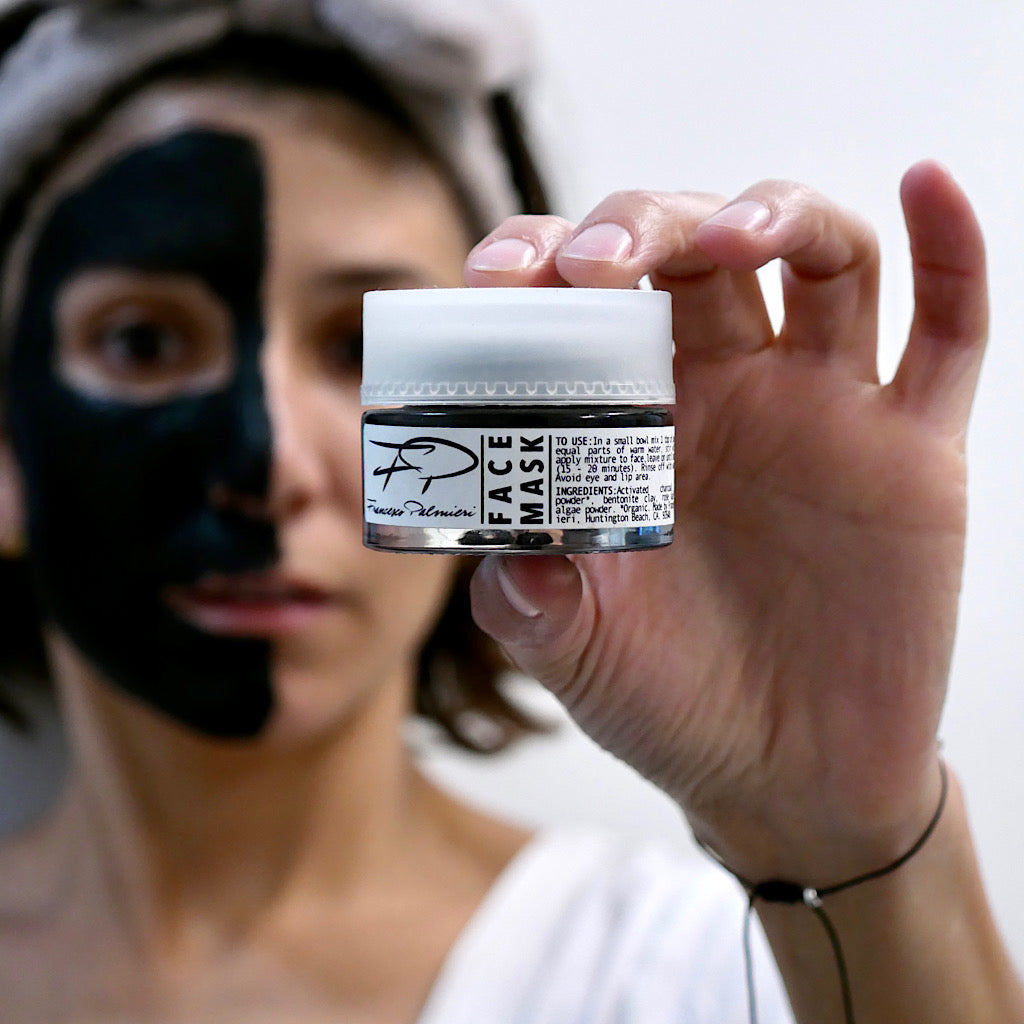 Acne-Free Radiance Face Mask in eco-friendly jar with natural ingredients