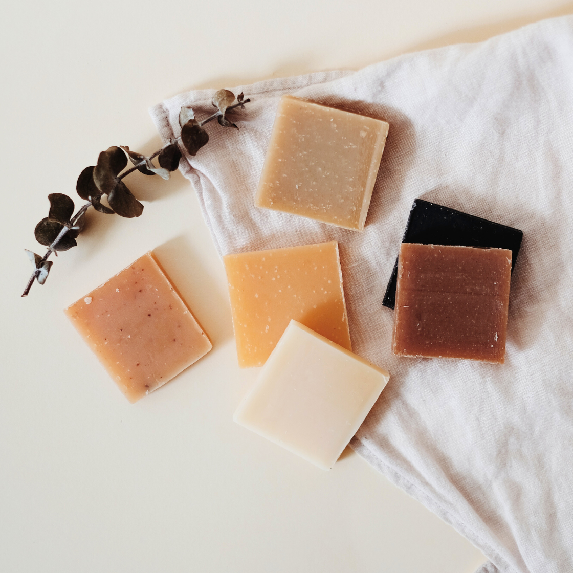 Eczema & Sensitive Skin Soap Collection featuring Goat Milk and Lavender soaps