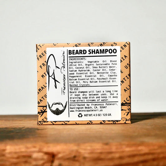 Vegan Beard Shampoo Bar in Use – Gentle and Moisturizing for All Skin Types