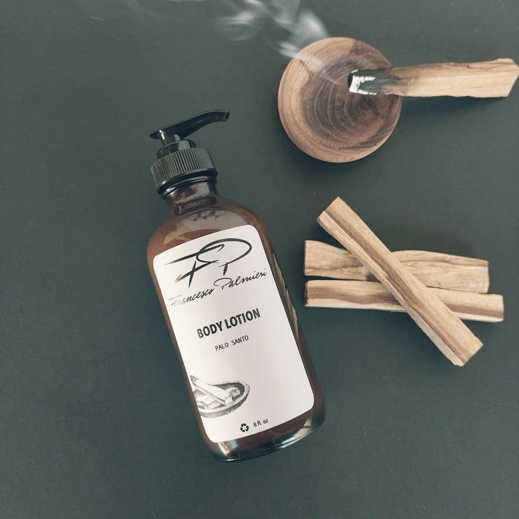 Hydrating Body Lotion with Palo Santo Essential Oil and Organic Ingredients